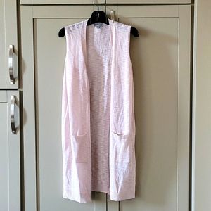 Joseph A. Tunic sweater vest cardigan. Size M